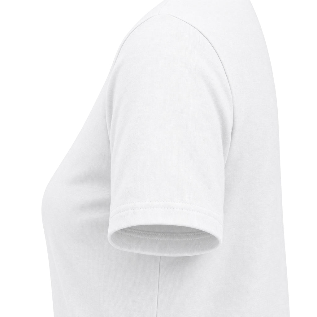 Women's White Crewneck T‑Shirt