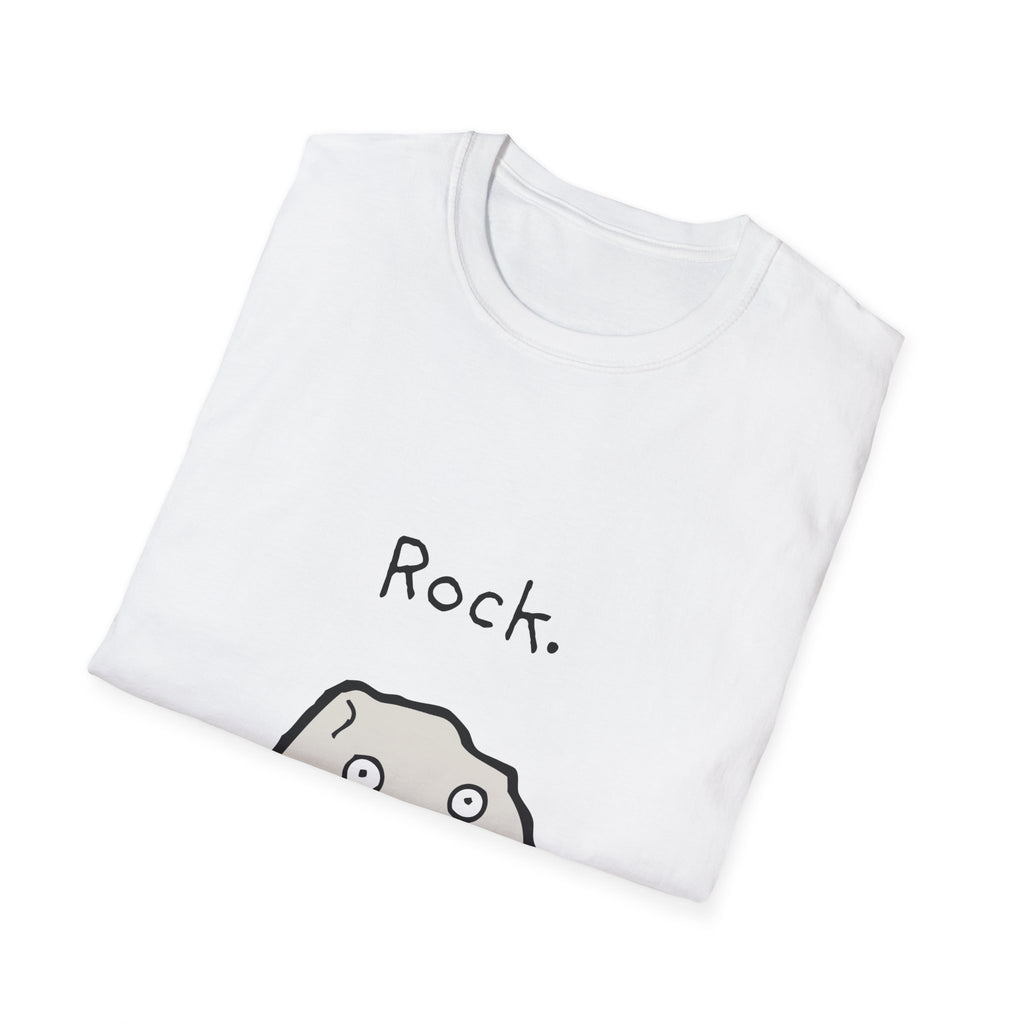 Rock Moods. Happy Cartoon Rock T-Shirt — Funny Nerdy Graphic Tee