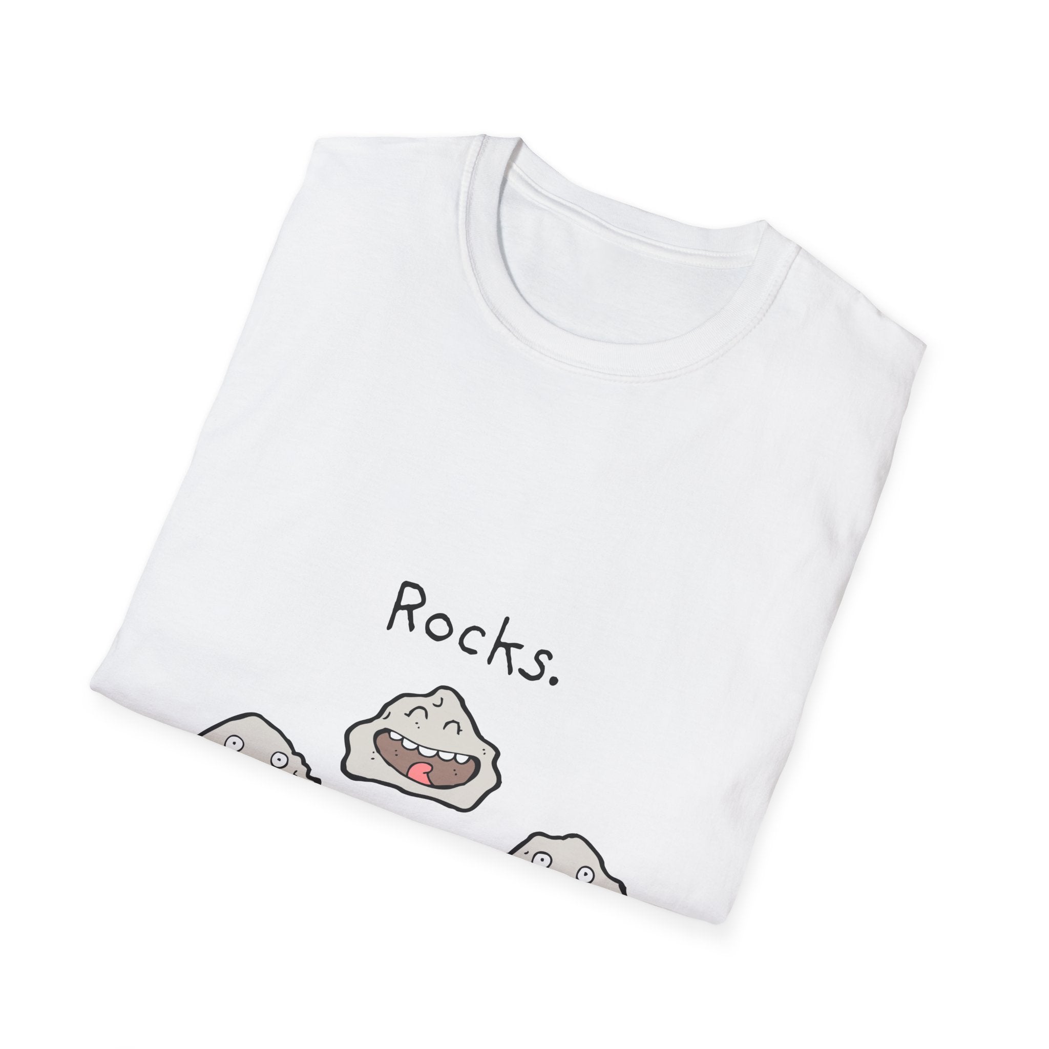 Rock Moods. What's Your Rock Mood? Graphic T-Shirt — Funny Geological Pet Rocks Tee