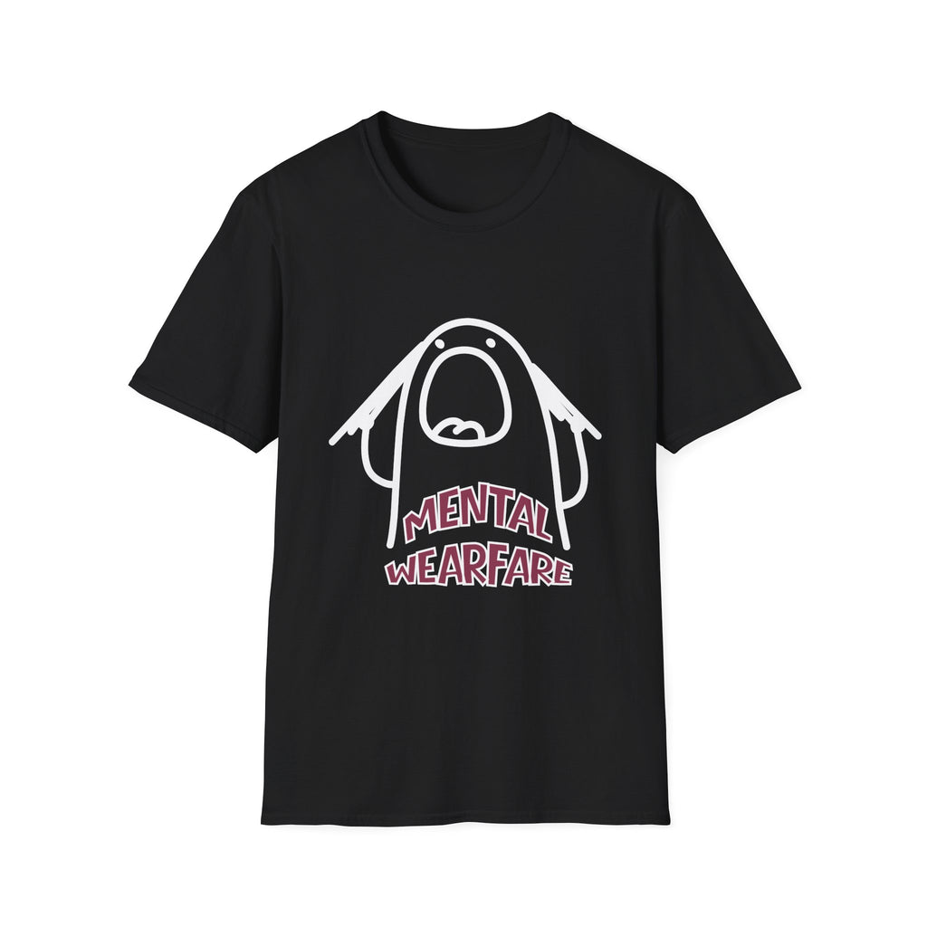Mental Wearfare Character T-Shirt — Minimalist Cute Graphic Tee