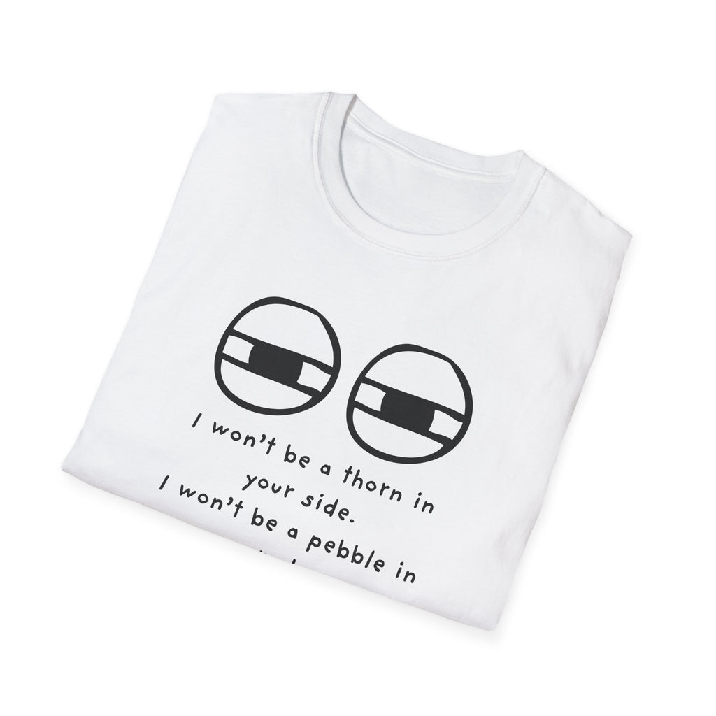 T-Shirt — "I'll Be a Random Fleck of Glitter" Funny Quote Tee