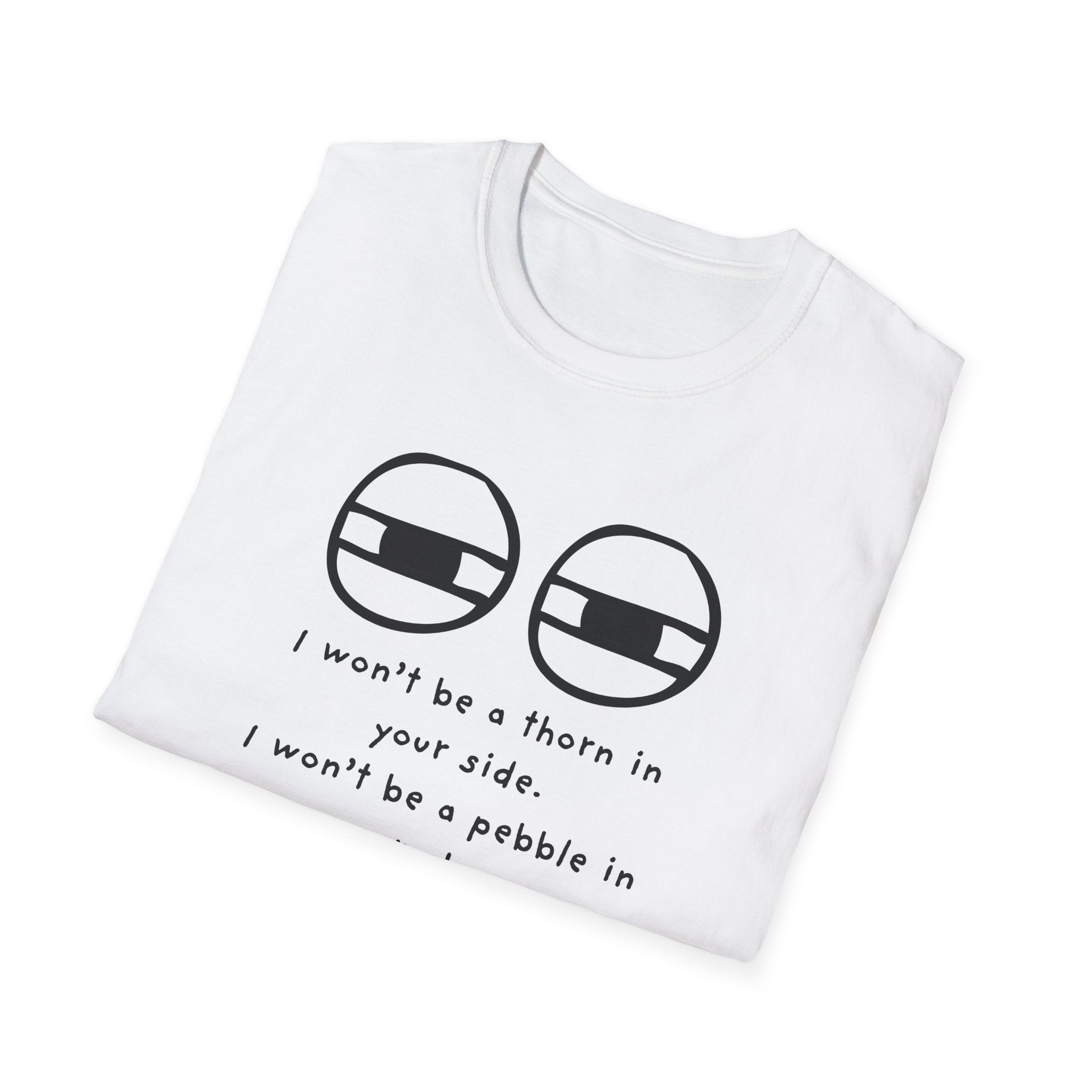 T-Shirt — "I'll Be a Random Fleck of Glitter" Funny Quote Tee