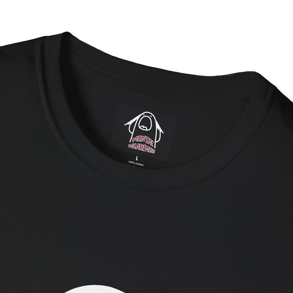 Mental Wearfare Character T-Shirt — Minimalist Cute Graphic Tee