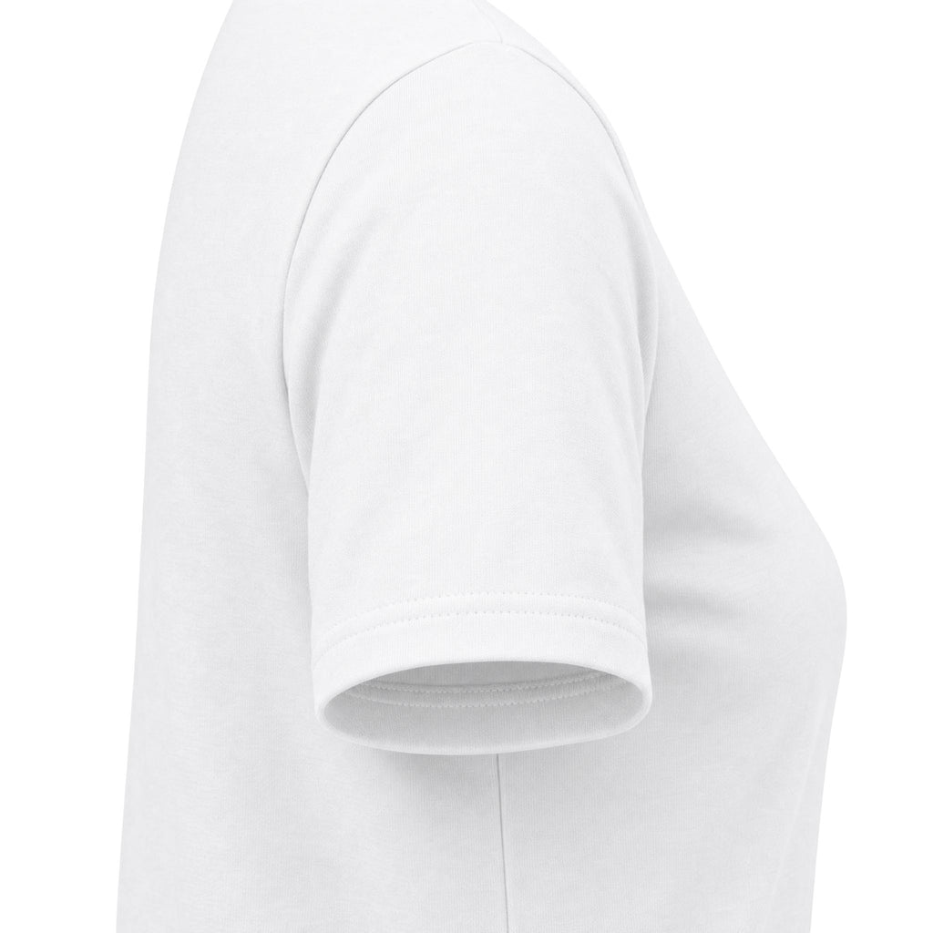 Women's White Crewneck T‑Shirt
