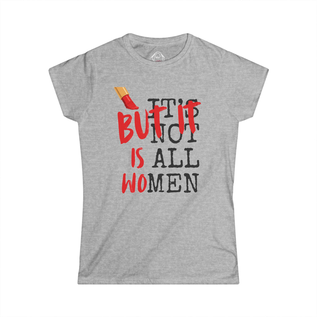 Women's White Crewneck T‑Shirt