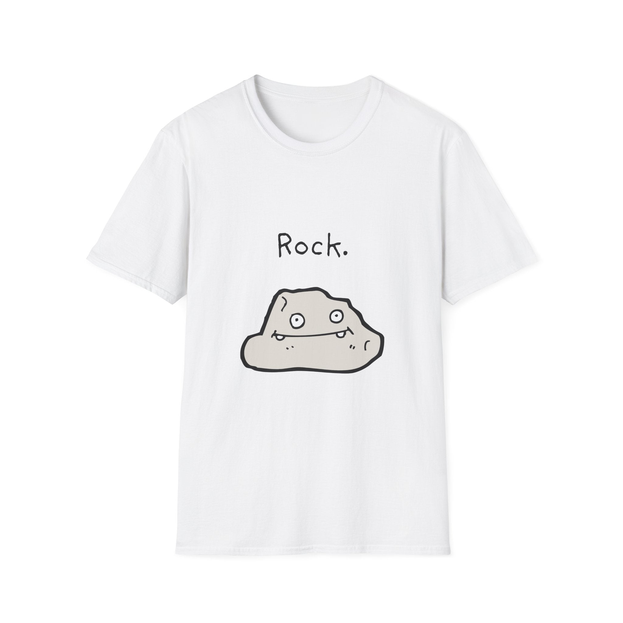 Rock Moods. Happy Cartoon Rock T-Shirt — Funny Nerdy Graphic Tee